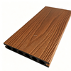 co-extruded WPC decking with ASA layer for outdoor patio, fade-resistant capped composite deck boards