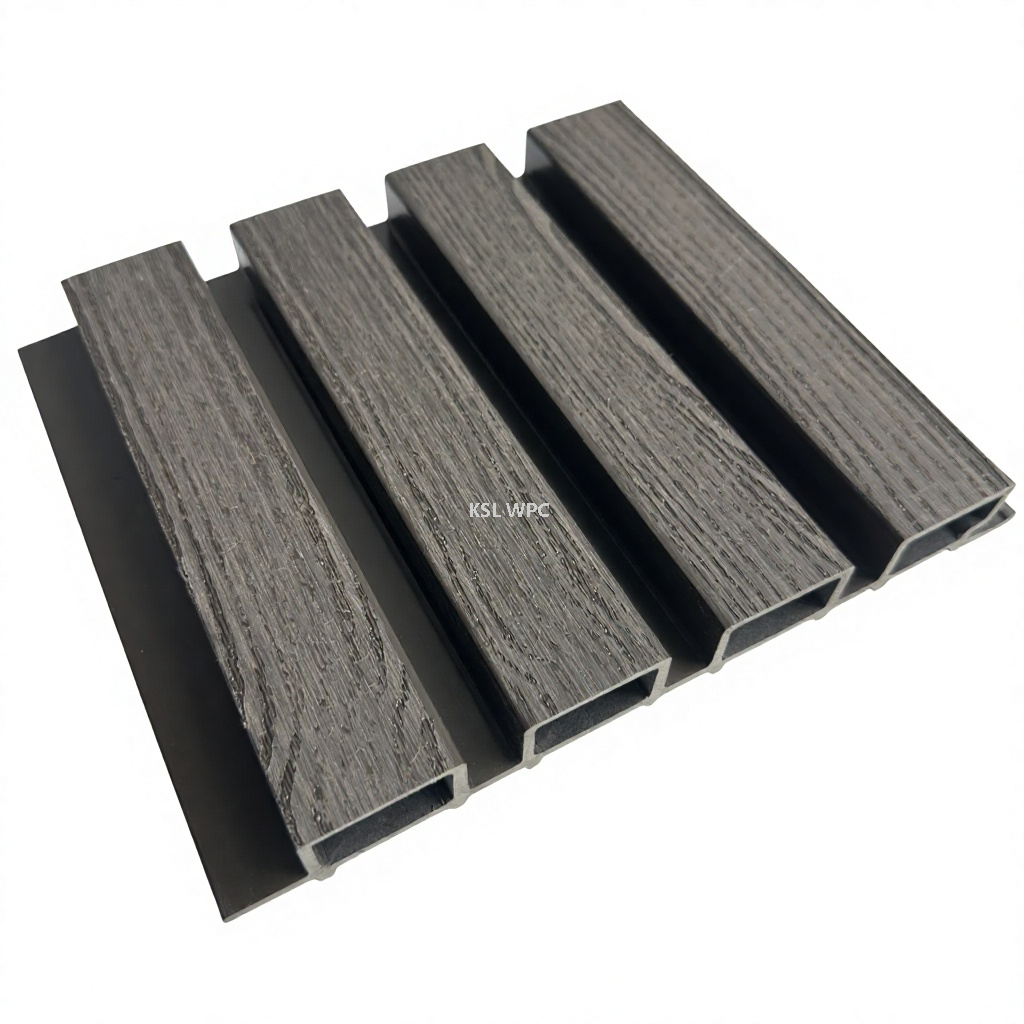 W33‑ASA ASA co‑extruded wall panel, wood‑plastic composite cladding, dimension drawing, color swatches, multiple colors available