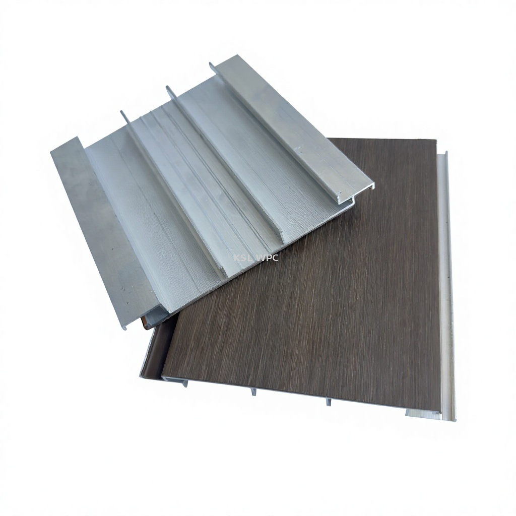 Multiple colors aluminum WPC wall panel options