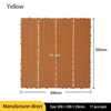 Factory Direct Interlocking WPC Deck Tile 300x300x20mm For Patio Balcony Garden