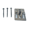 Hidden Metal Fastener System for WPC Outdoor Terrace Decking