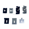 304 stainless steel hidden wpc deck clips 7mm gap fastener for ASA co-extruded composite decking seaside pool installation