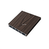 Click lock aluminum WPC decking embossed wood grain flooring
