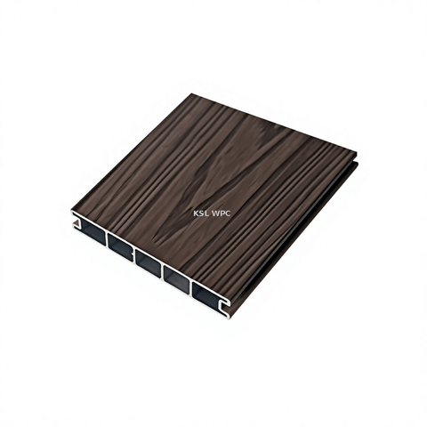 Aluminum core co-extruded WPC decking low expansion composite floor