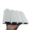 Pure white fluted wall panel living room minimalist interior wall cladding