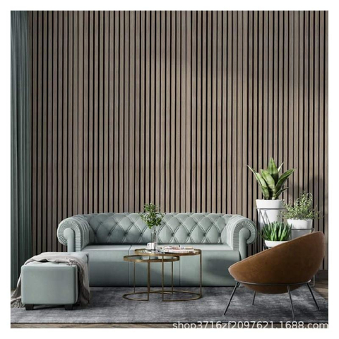 wooden acoustic sound absorption panel interior wall soundproof board