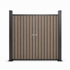 6 Color Options for WPC Vertical Slat Fence - Teak, Charcoal, Walnut, Grey