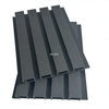 WPC great wall panel co-extrusion outdoor wall cladding in walnut color with wood grain texture