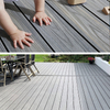 Hollow co-extrusion WPC decking pool surrounding waterproof floor