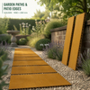 KSL 3rd Gen ASA Co-Extruded Decking Board 1400x200mm Charcoal Wood Grain Hollow Chamber Profile Deck Board