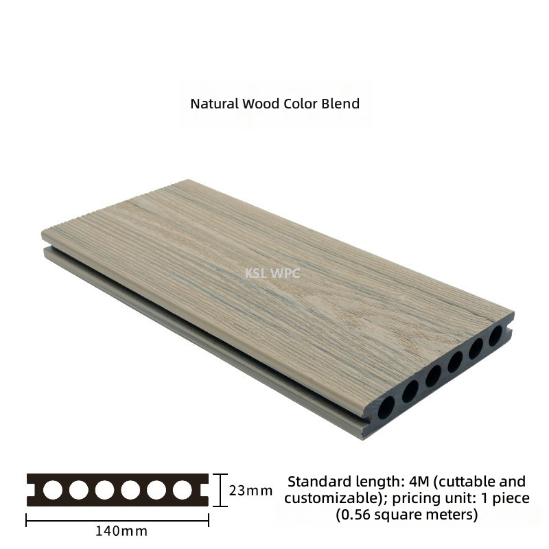 KSL Interlocking Deck Tiles 3D Wood Grain Anti‑Slip DIY Outdoor Flooring for Patio Poolside