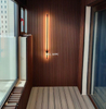 Vertical Slat Wood Plastic Composite Outdoor Wall Siding, Low Maintenance Garden Feature Wall Panels