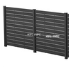  50" W X 48" H Privacy Screens Fence Panel Specifically for Hard Surfaces, Aluminum Post, Air Conditioner Fence Panels, Pool Equipment Enclosure, Trash Can Screens Fence with Base
