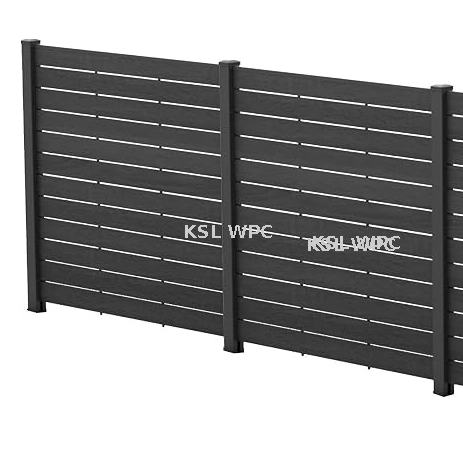  50" W X 48" H Privacy Screens Fence Panel Specifically for Hard Surfaces, Aluminum Post, Air Conditioner Fence Panels, Pool Equipment Enclosure, Trash Can Screens Fence with Base