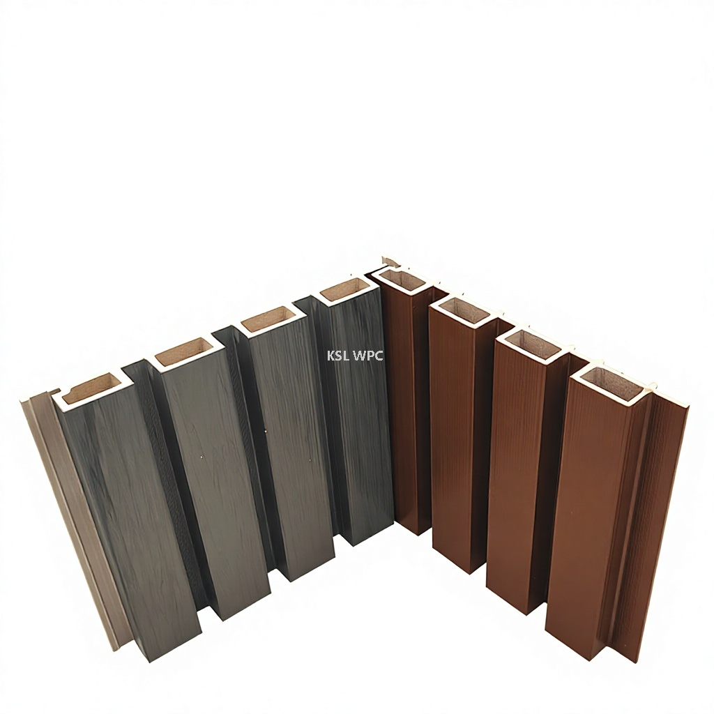 Structure diagram of ASA co‑extruded WPC wall panel, ASA weather‑resistant outer layer plus WPC substrate, true co‑extrusion instead of lamination