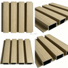 Cross-section aluminum core WPC wall panel, showing aluminum-plastic composite structure