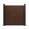 Modular Assembly and Aluminum Post Structure of WPC Composite Fence